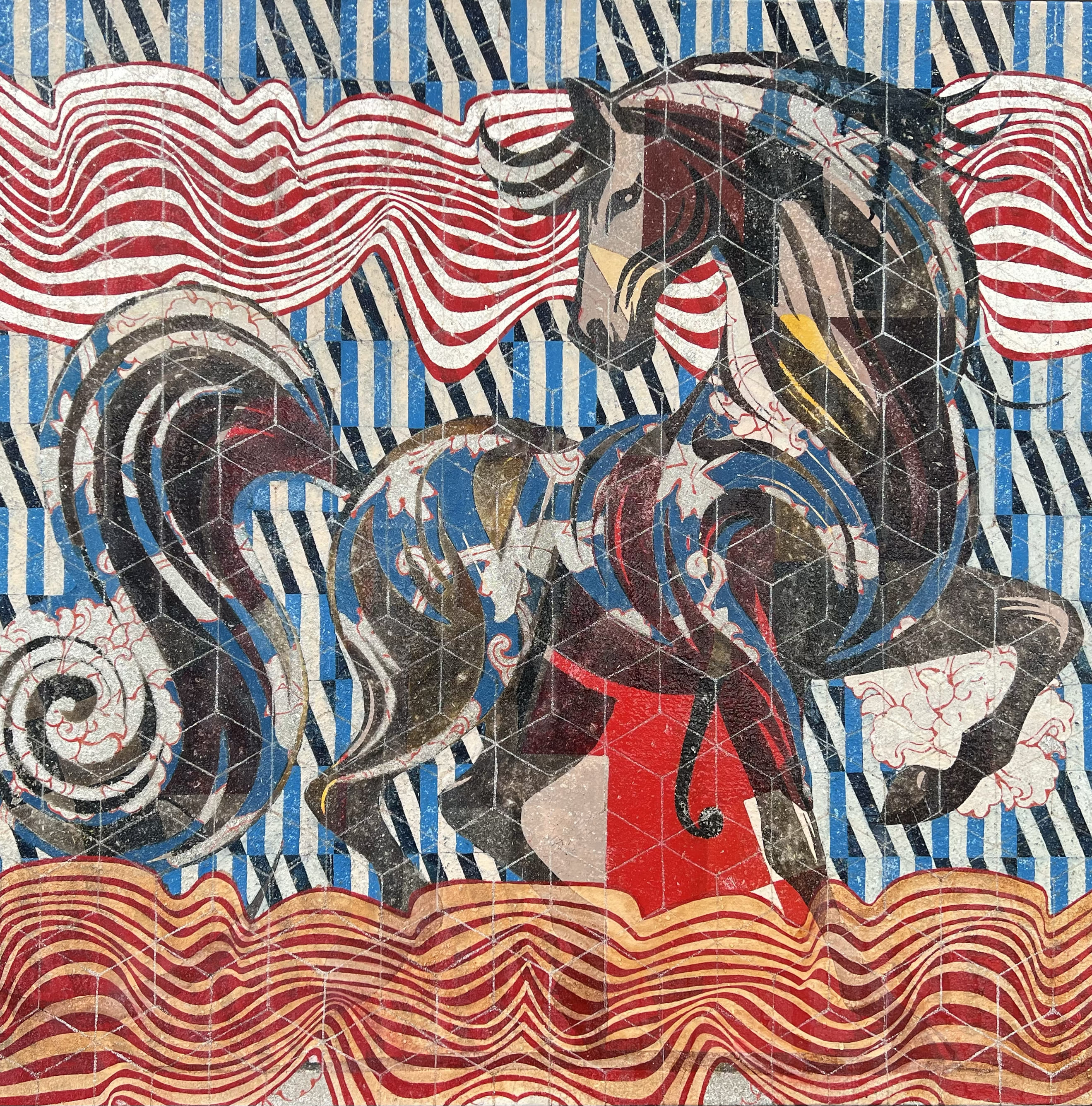 Ngựa xanh (Blue horse)